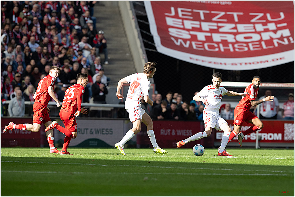 2. Fussball Bundesliga, 1.FC Köln - Fortuna Düsseldorf 1895, 23.02.2025
